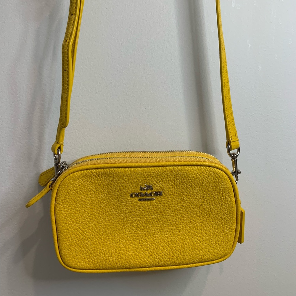 Coach Yellow Crossbody Bag